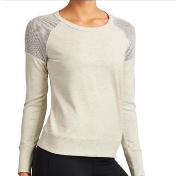 Athleta Tops - Athleta Gray Crewneck Sweatshirt
